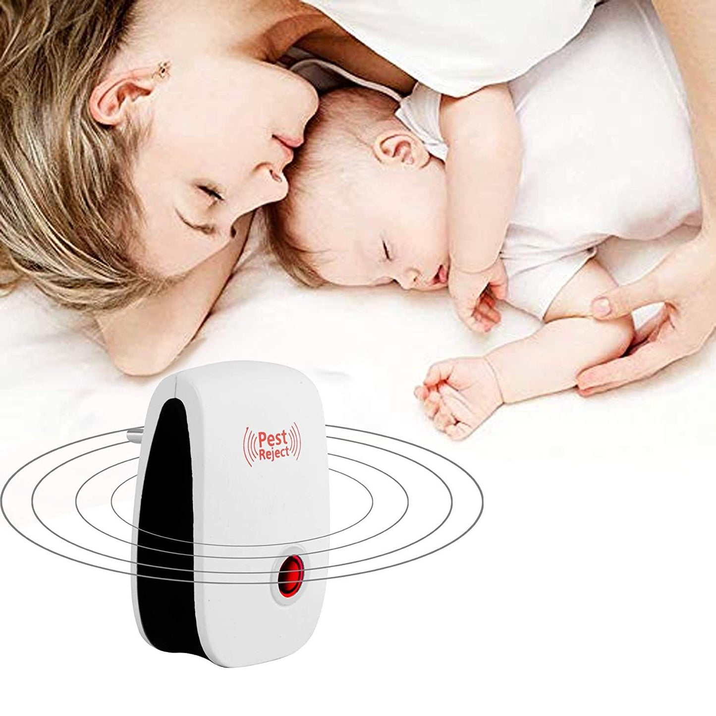 Ultrasonic Pest Repeller Machine for Mosquito Rats Cockroach Electric Repellent