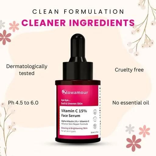 Glowamour Professional Vitamin C Face Serum  30 ml (Pack of 2)