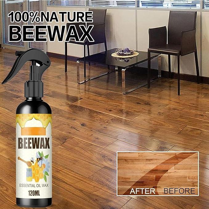 120 ml Natural BeeWax Spray Brown Wooden Furniture Cleaner (Brown)